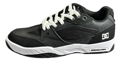 Tenis Dc Maswell Adys100473 Black/white Original Hombre