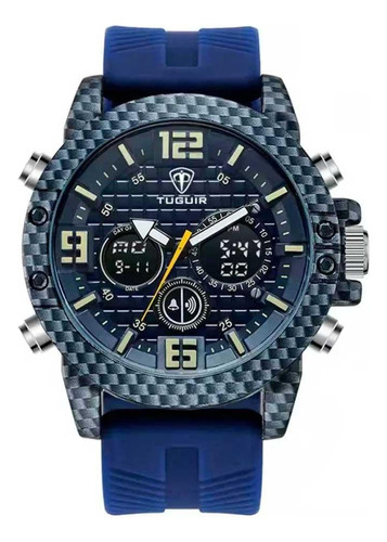 Relógio Masculino Tuguir Anadigi Tg1804 Tg30087 Azul