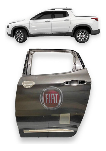 Porta Traseira Esquerda Fiat Toro 16/24 52123251 Original