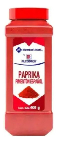 Mccormick Paprika Pimentón Español Member's Mark Bote 405 Gr