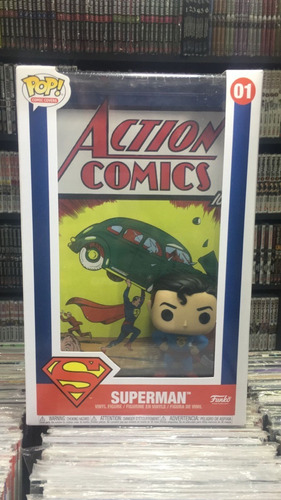 Imagen 1 de 4 de Funko Pop! Comic Covers - Action Comics - Superman #01