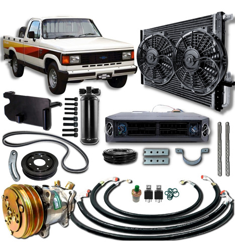 Kit Ar Condicionado Para D20 D-20 D10 D-10 Silverado Diesel