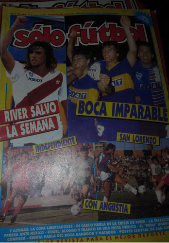 Revista Solo Futbol River Salvo La Semana 1991