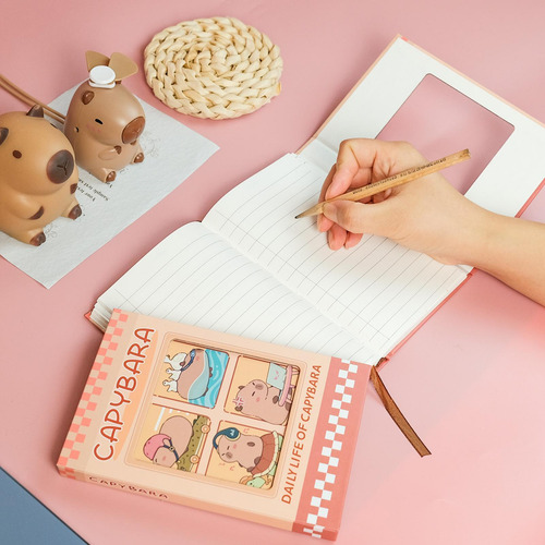 Caderno De Capa Dura De Desenho Animado Diário Infantil Para