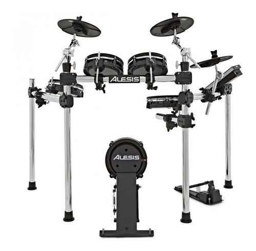 Imagen 3 de 7 de Batería Electrónica Alesis Command Mesh Kit + Silla Baquetas