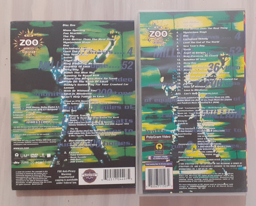 U2 - Zoo Tv Live From Sydney - Dvd + Vhs