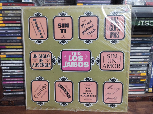 Trío Los Jaibos Miseria Vinilo Lp Acetato Vinyl