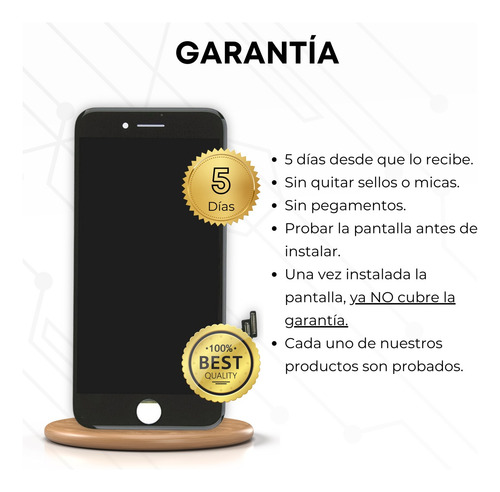 Pantalla Completa Display Compatible iPhone 8g A1863, A1905