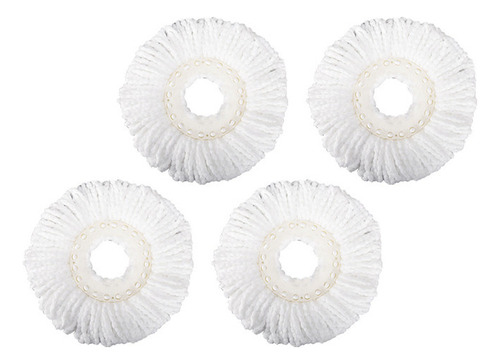 Fregona De Repuesto Kit 4, Cabezal De Mopa De 36 Cm