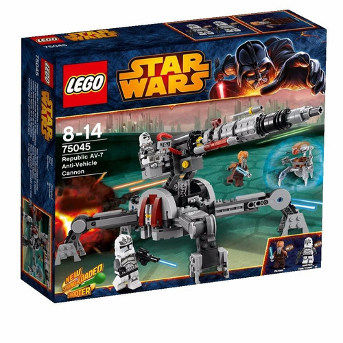 Lego Star Wars 75045 Republic Av-7 Anti-vehicle Cannon