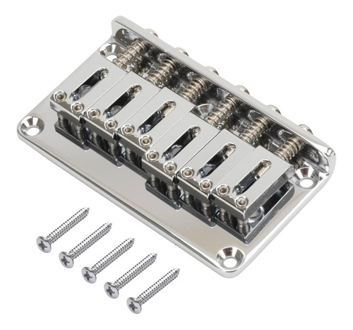 Puente Fijo Para Guitarra Electrica Tip Stratocaster Cromado