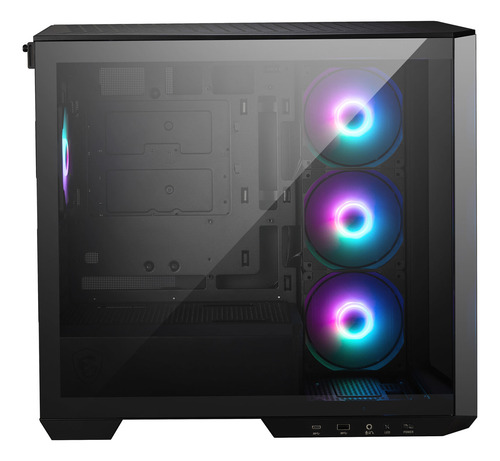 Gabinete Gamer Msi Mag Pano M100r Pz Micro Atx Usb-c Argb Negro