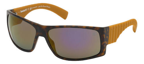 Gafas De Sol Timberland Tb9215 52d Dark Havana/naranja Para