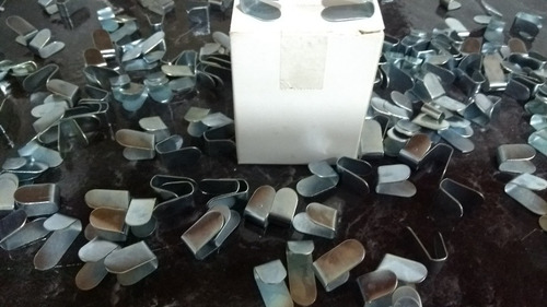 Imagen 4 de 9 de Grampas Tipo C Para Vidrio ,cuadros Marqueria X 100 U.
