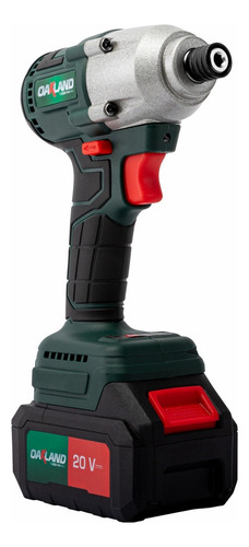 Atornillador De Impacto Inalambrico Color Verde oscuro Frecuencia 50