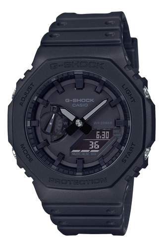 Reloj G-shock Ga-2100-1a1 Carbono/resina Hombre Negro