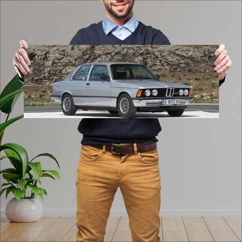 Cuadro 30x80cm Auto 1979 Bmw 3 Series With Twin 54