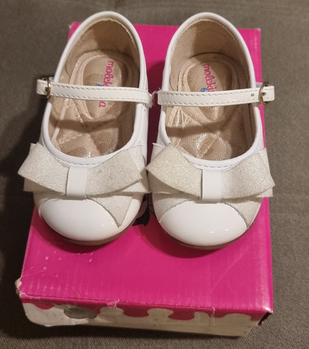 Zapato Valerina Bebe Molekinha Mod. Vz Prem/tec, Talla 19.