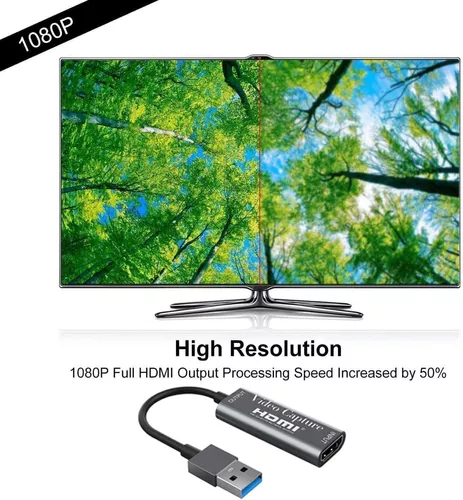 Capturadora Video Hdmi Digital Full Hd Usb Streaming