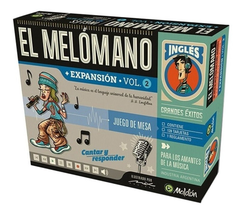 Imagen 4 de 8 de Combo Expansion Para Juego Melomano Maldon Español + Ingles