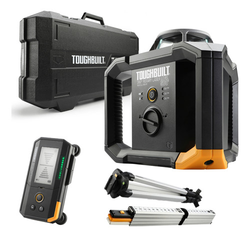 Kit Nível Laser Verde Rotativo Tb-h2s4-ll-500-r1 Toughbuilt