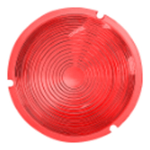 Lente Lanterna Degrau Universal Vermelho Gf0007vm