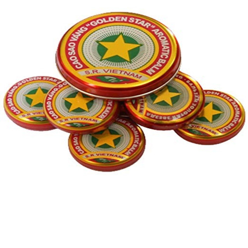 4 Gramos X 10 Paquetes De Golden Star Balm (cao Sao Vang) - 