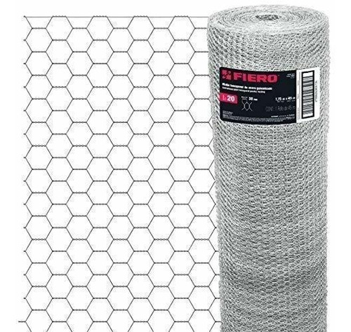 Malla De Acero Galvanizado, Hexagonal, 38 Mm X 1.75 M 44661