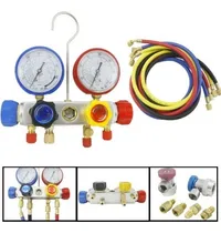 Comprar 4 Forma Ca Colector Calibrador Conjunto R410a R22 R134a Acop