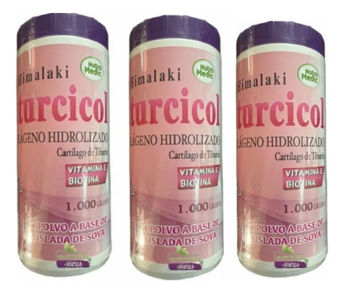 3 Colageno Hidrolizado 1000g - g a $29