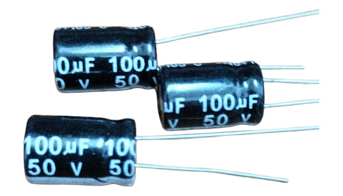 100uf 50v Filtro Electrolítico Condensador (15 Unidades)