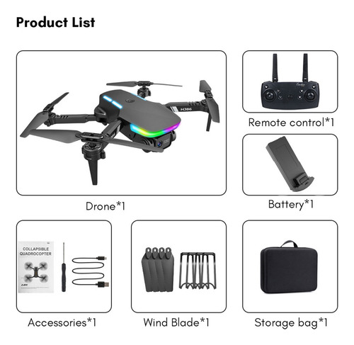 Drone U Con Cámara 4k Hd Fpv De Localización De Flujo Óptico