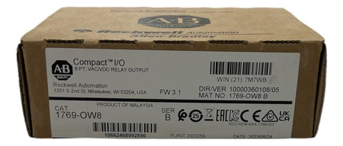 1769-ow8 Modulo Plc Compaclogix. Allen-bradley