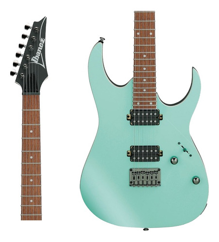 Guitarra Elétrica Ibanez Rg Series Rg421s Superstrato De  Meranti 2024 Sea Shore Matte Fosco Com Diapasão De Jatobá