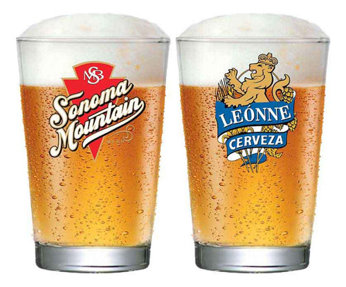 Jogo de Copos para Cerveja Rótulo Caldereta 2pcs 350ml, Ruvolo