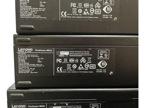Computador Lenovo M920s Core I7-8ºger 16gb 512 Ssd Seminovo