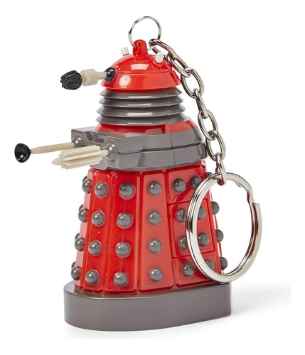 Doctor Who Dalek Rojo Llavero Linterna