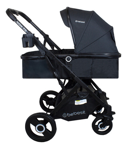 Coche Cuna Paseo Vox Negro Bebesit