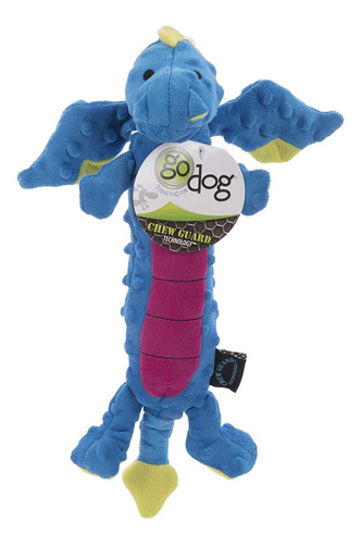 Godog Dragons Skinny - Protector Para Masticar  Color Azul