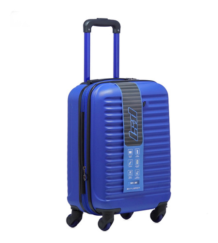Imagen 4 de 4 de Valija Carry On 18 Mini Cabina 49 Cm Con Fuelle 4 Ruedas