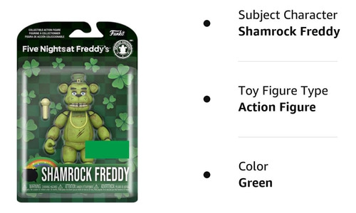 Funko Five Nights En Freddys Shamrock Freddy Action Figura F