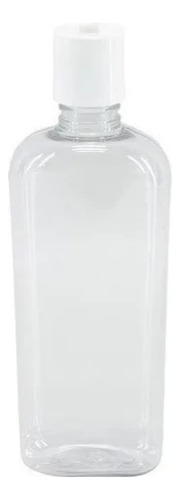 Hopemob Envase Transparente Plástico 250ml Pet Oval C/tapa Disk Top Rellenable Botella Cosméticos Crema Gel Limpieza Hogar Envase Tapa De Disco Superior Disc Top Contenedores De Compresión Con Tapa De