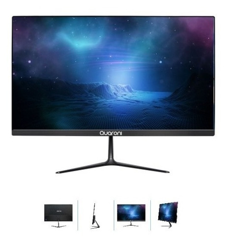 Monitor Quaroni 21.5 Fhd 1920x1080 Vga Hdmi Negro Mq22-01