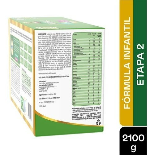 Imagen 3 de 4 de Similac 2 Prosensitive Formula Infantil Etapa 2 6 Und 350g