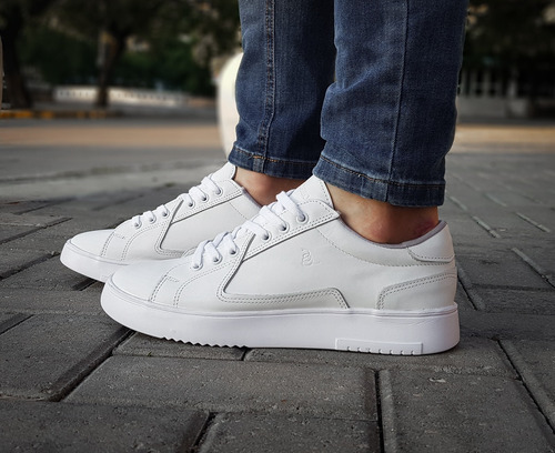 Imagen 7 de 10 de Zapatillas De Cuero Hombre Urbanas Casual Vestir