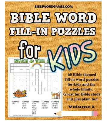 Libro Bible Word Fill-in Puzzles For Kids Vol.1: 60 Bible...