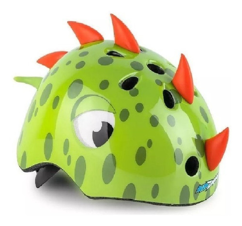 Capacete Infantil Bicicleta Kidzamo Kz-190 Dinossauro Ajuste