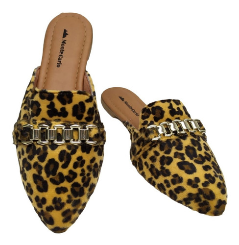 Imagem 5 de 6 de Sapatilha Feminina Mule Bico Fino Numeração Grande Especial