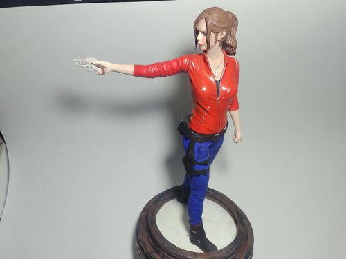 Action Figure Claire Redfield Resident Evil 2 Decoração