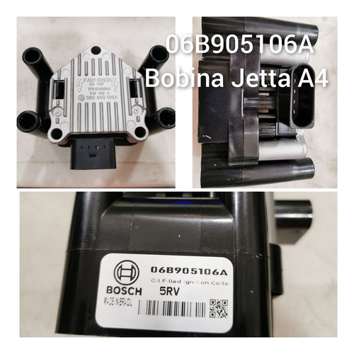 Bobina Vw Jetta A4 Seat Módulo 4 Pines Torre Oem